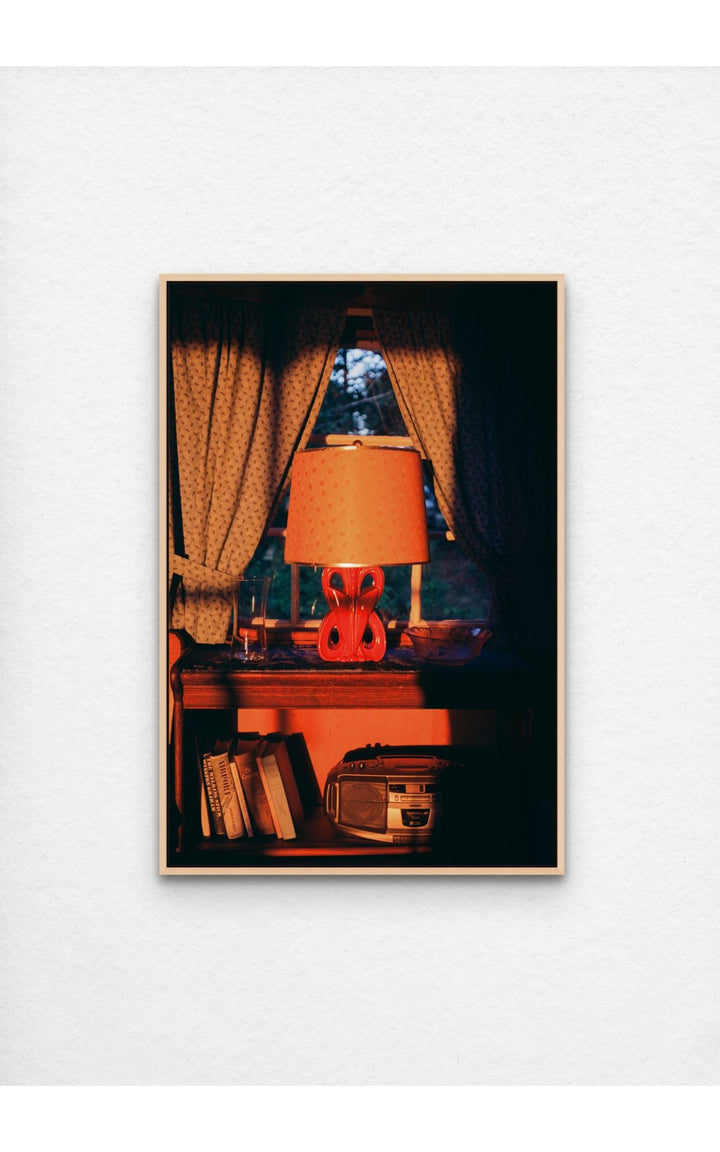 Nostalgic light on a vintage interior scene.