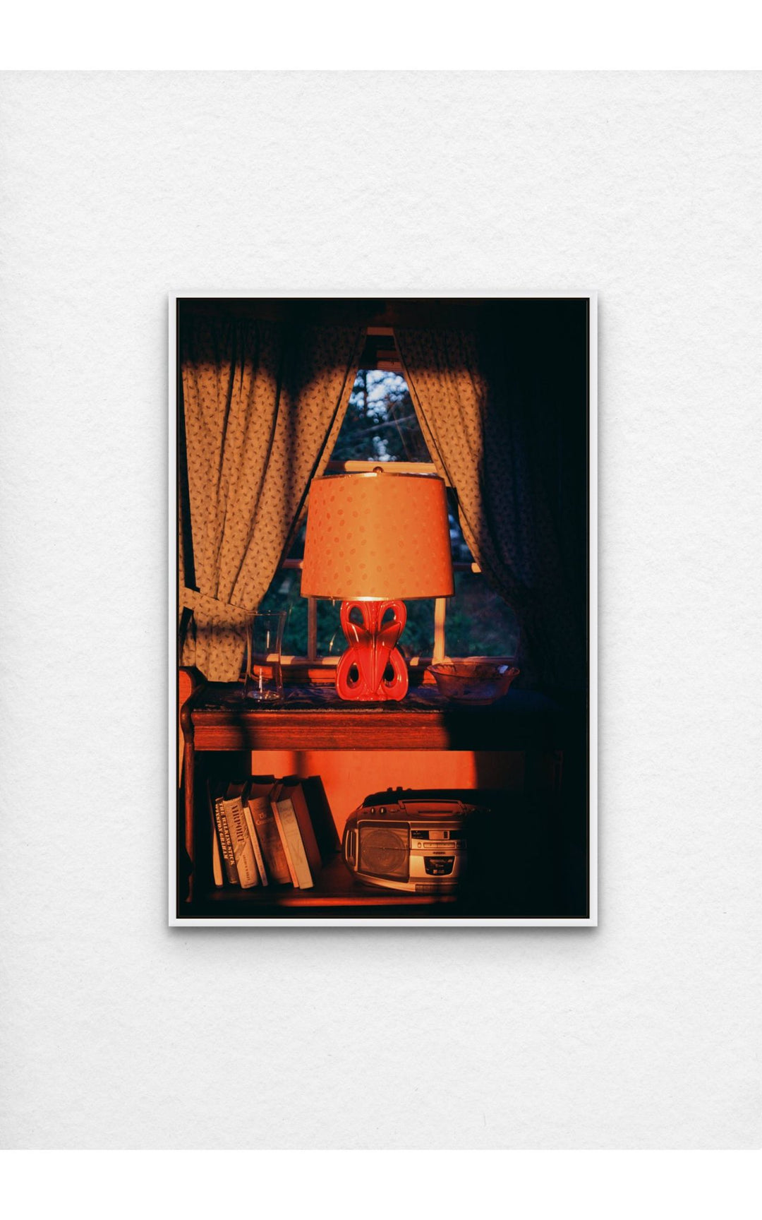 Nostalgic light on a vintage interior scene.