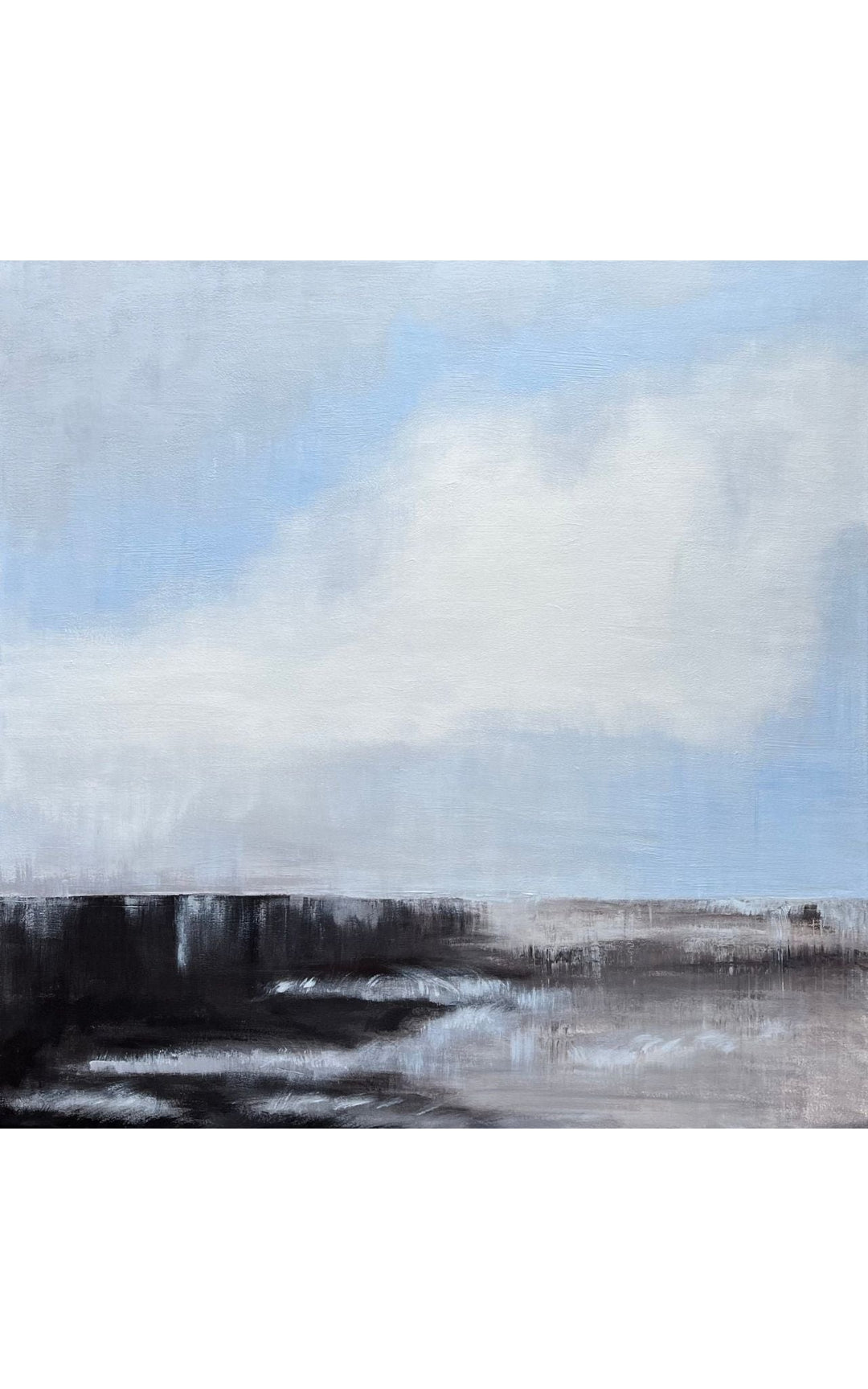 abstract landscape oil painting