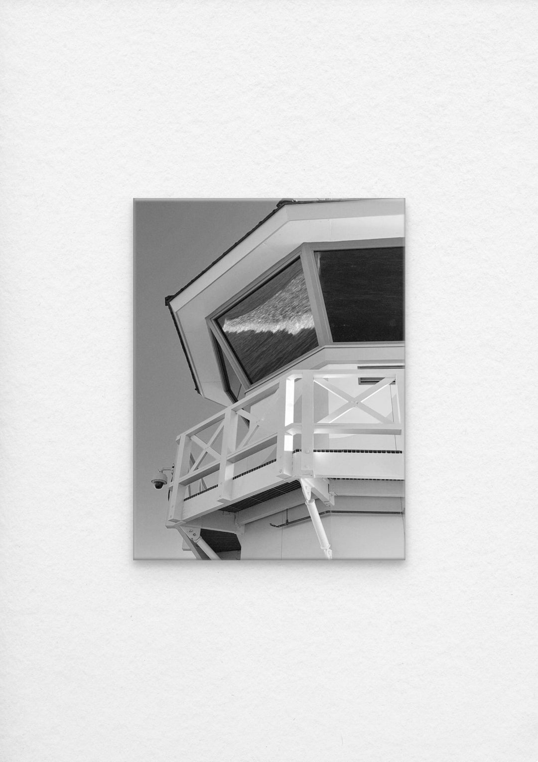 Wave Reflection, Huntington Beach Lifeguard Tower