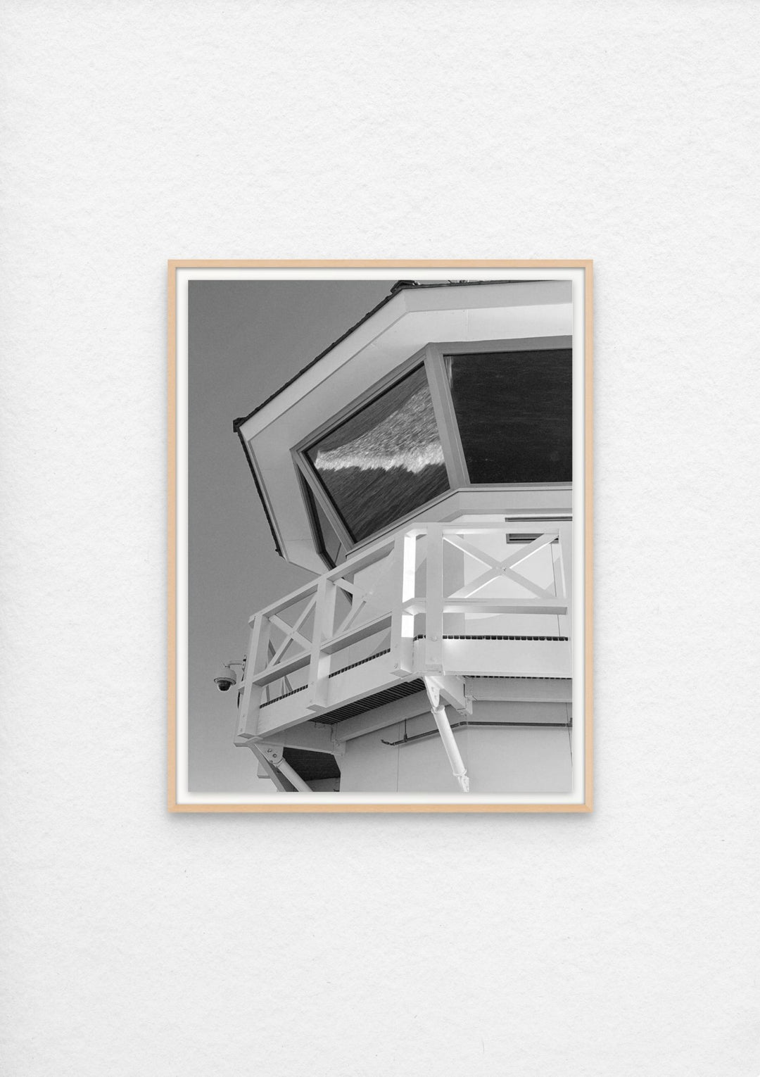 Wave Reflection, Huntington Beach Lifeguard Tower