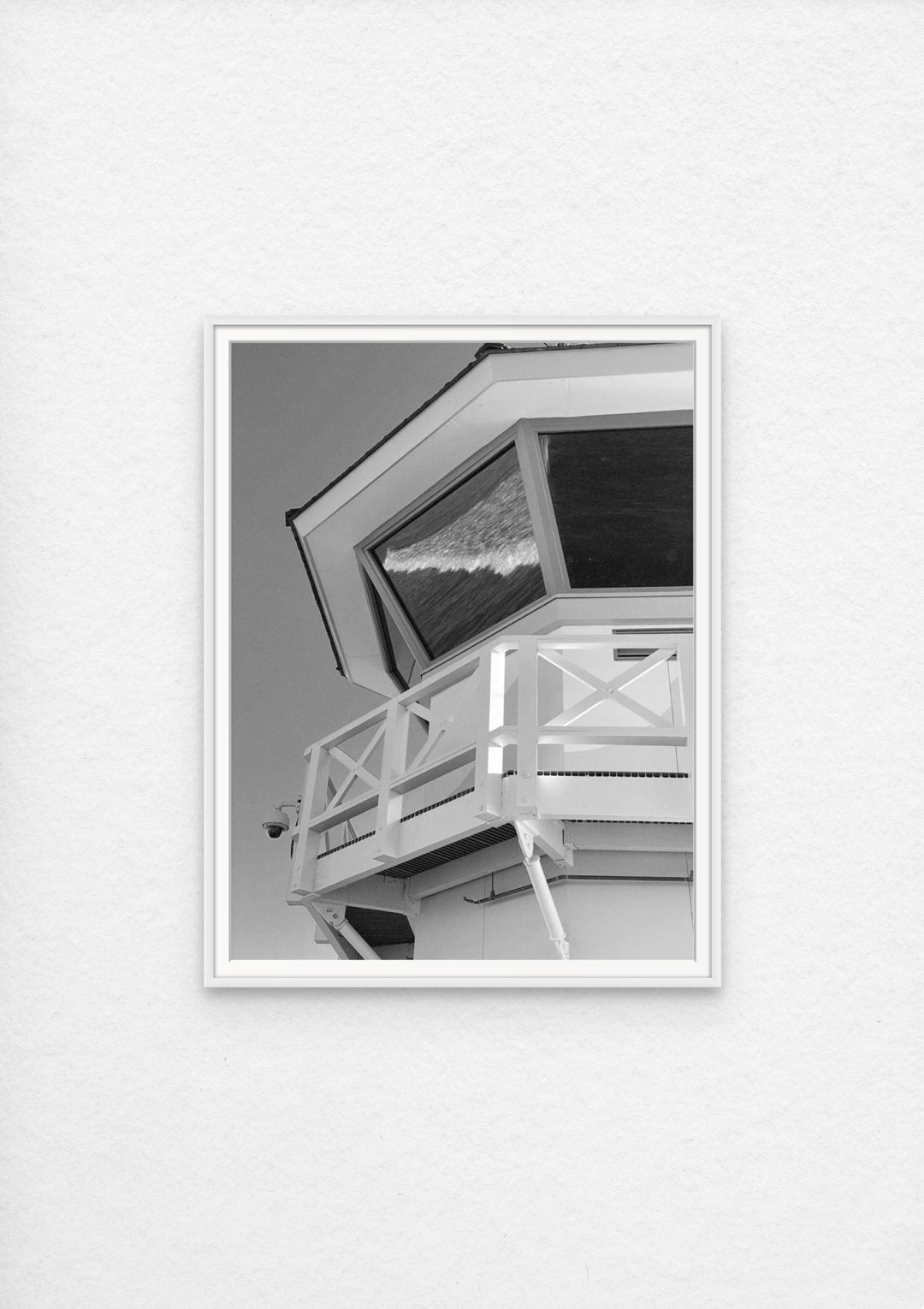 Wave Reflection, Huntington Beach Lifeguard Tower