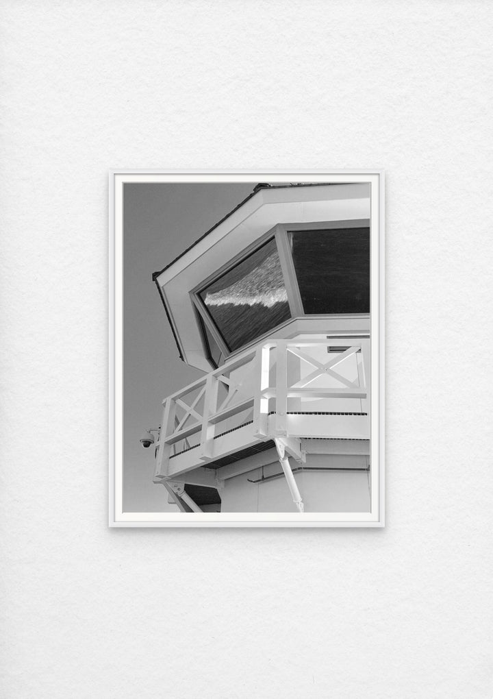 Wave Reflection, Huntington Beach Lifeguard Tower
