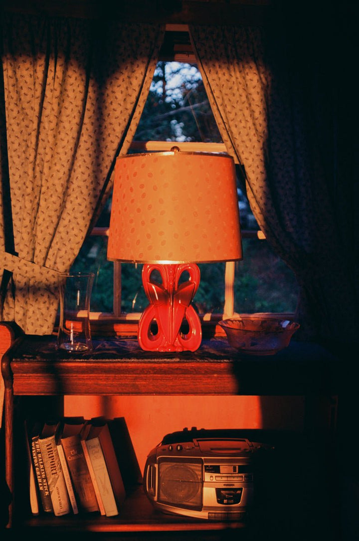 Nostalgic light on a vintage interior scene.