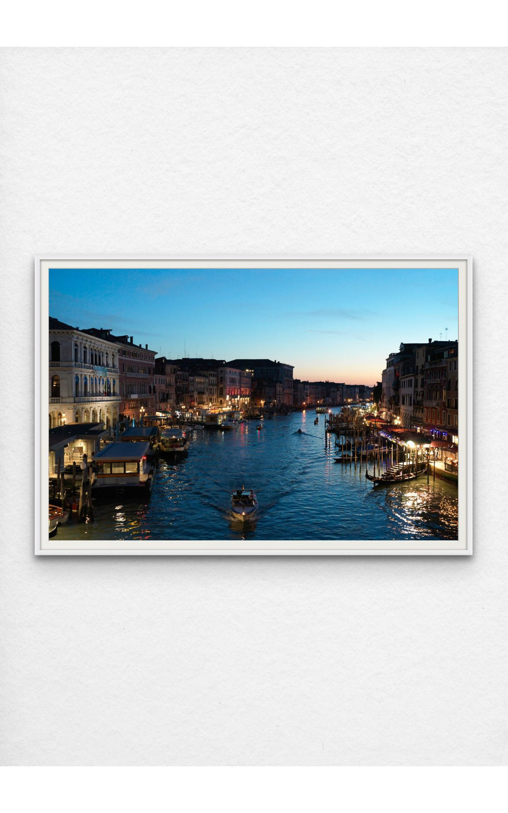 Venice's Grand Canal at twilight.