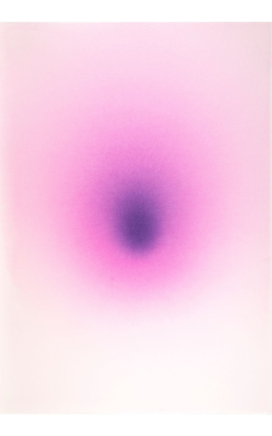 minimalist composition with intense magenta color in the center fading outward in diluted hues
