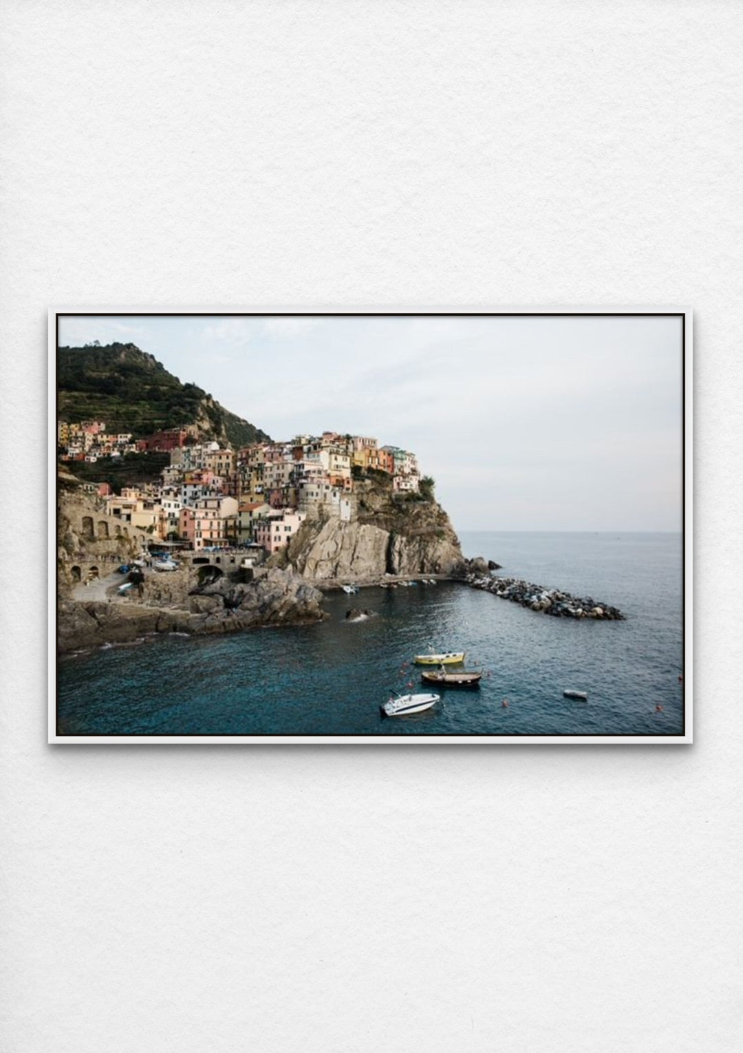 Coastal photography of Italian city