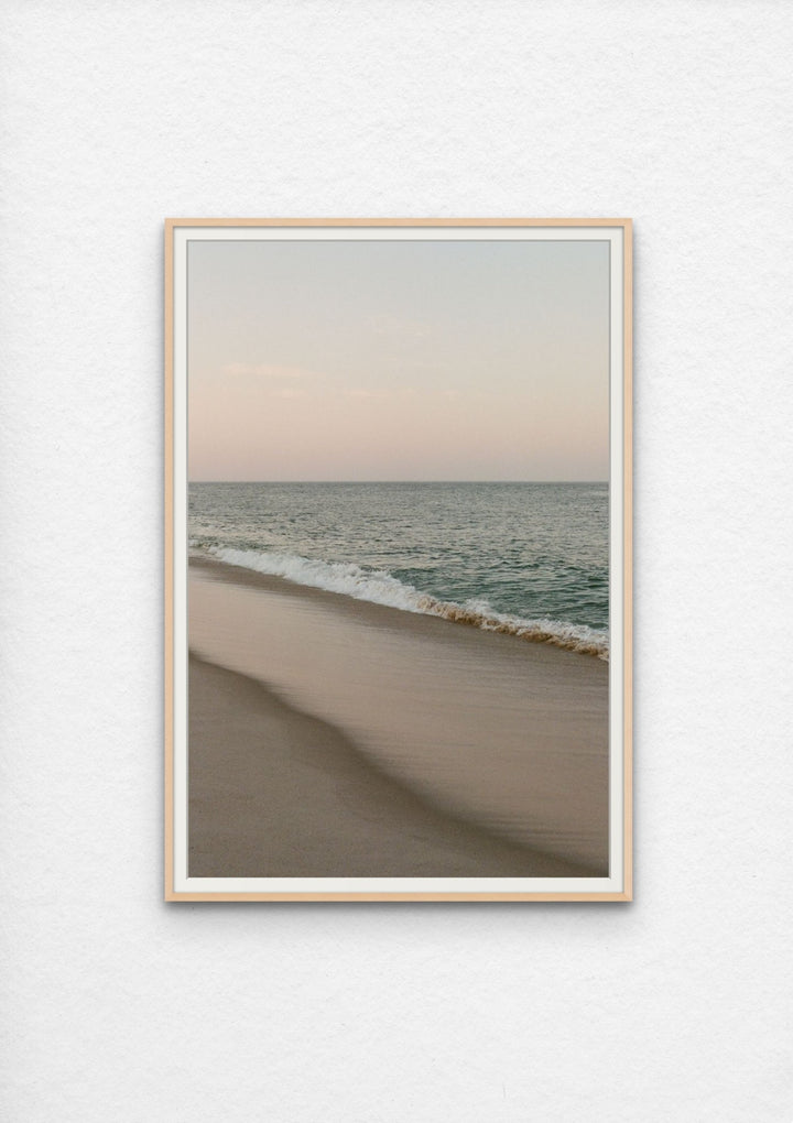 Cape Cod shoreline at dusk.