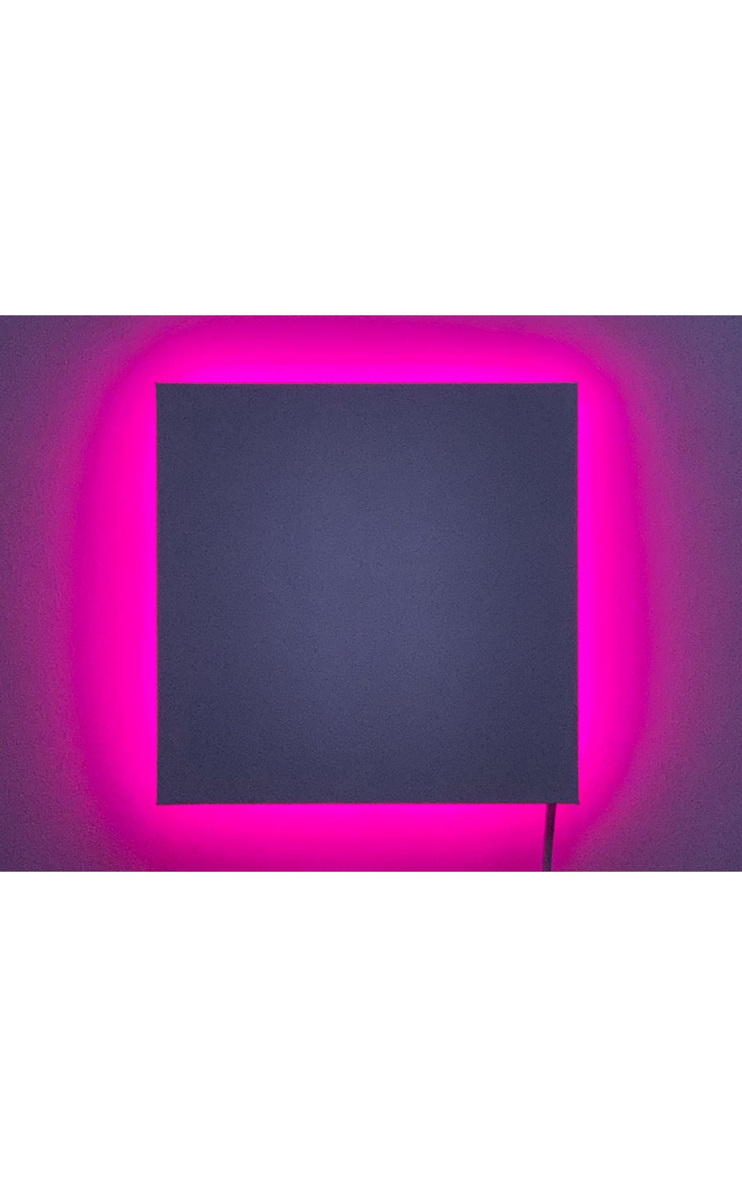 LED square sculpture