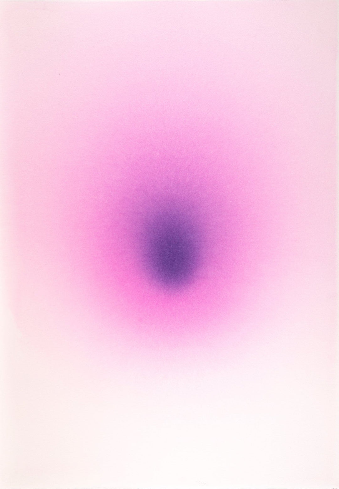 minimalist composition with intense magenta color in the center fading outward in diluted hues