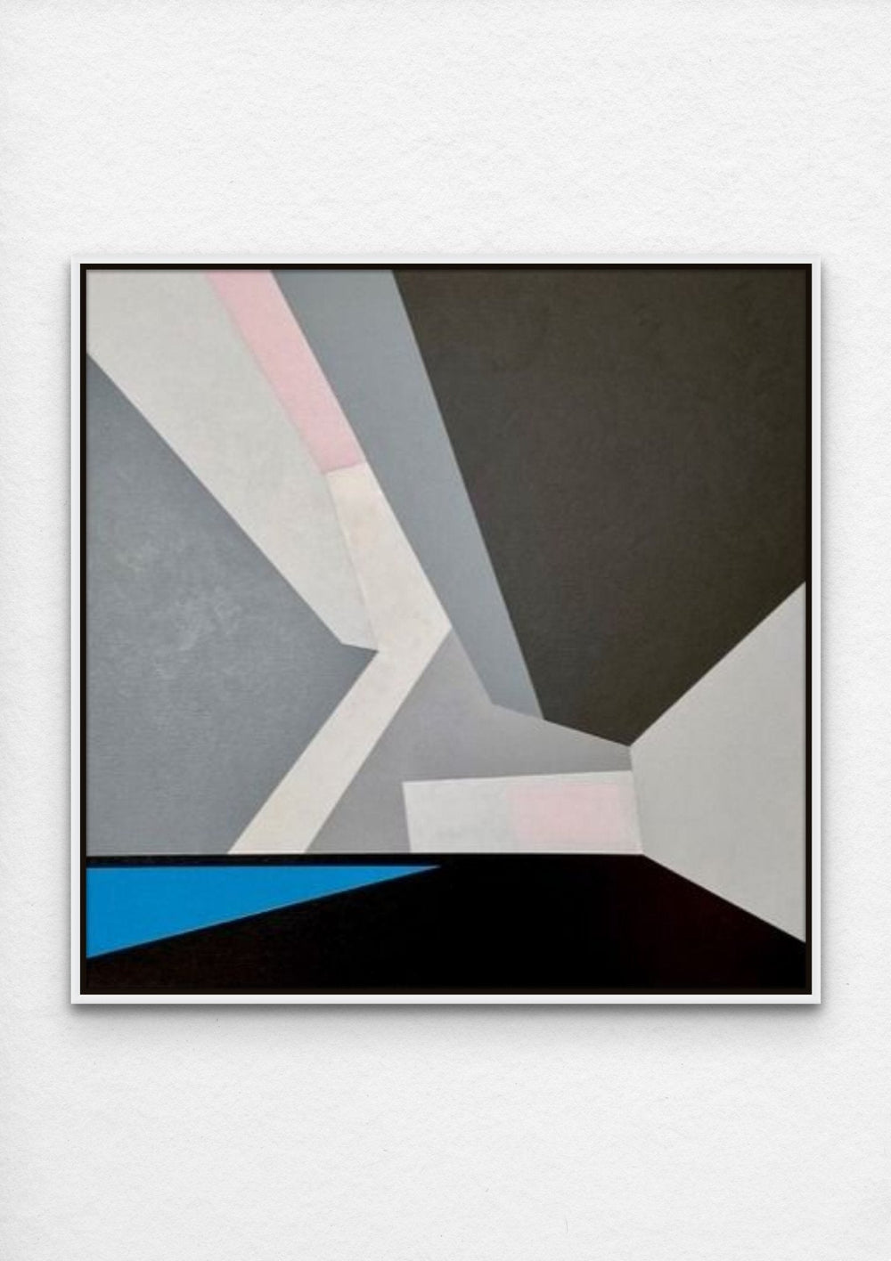 Minimalist original artwork utilizing perspective and a neutral palette by Lars Jerlach